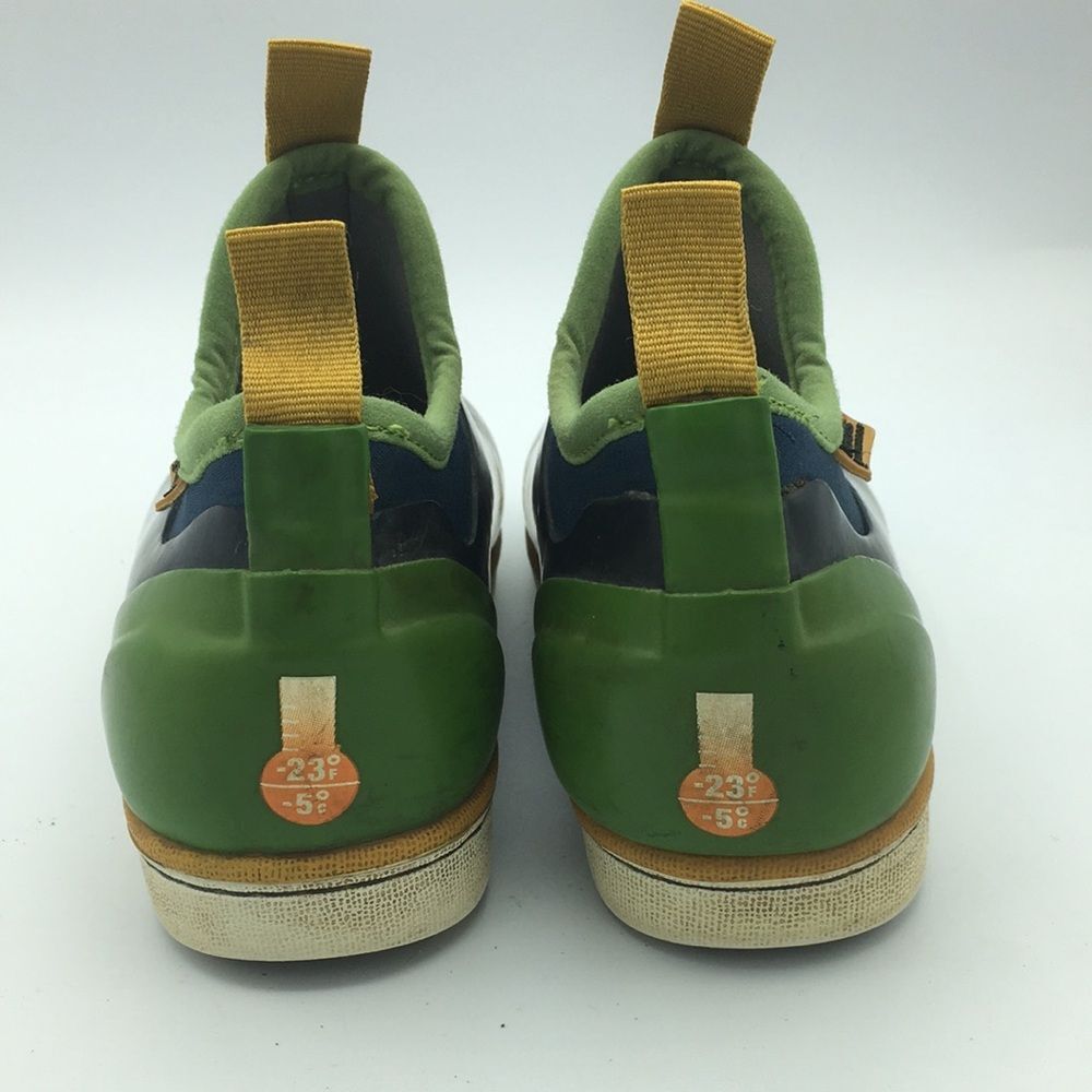 Bogs Navy Blue & Green Slip-On Casual Chelsea Ankle Boots 13 - Picture 7 of 8